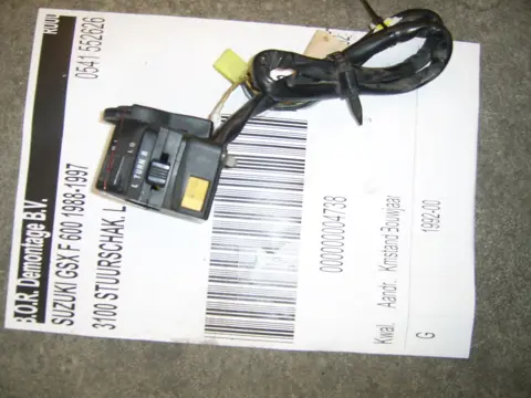Handlebar switch assy left Suzuki GSX F 600 1988 - 1997
