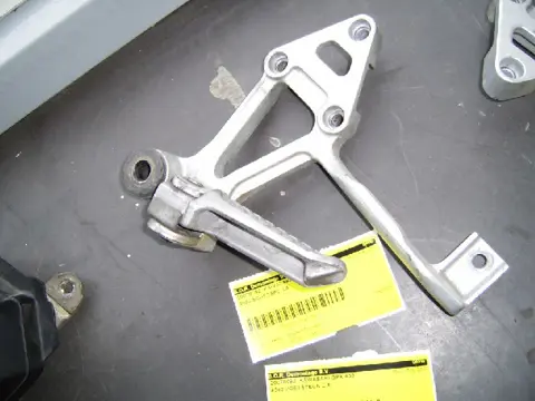 Pillion step left  Kawasaki GPX 600 1988 - 1994