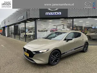 Mazda 3 HB 2.0 e-SkyActiv-G 150 M Hybrid Nagisa , Demovoordeel € 5.090,-, Bruin Leder, Bose, Navi, A