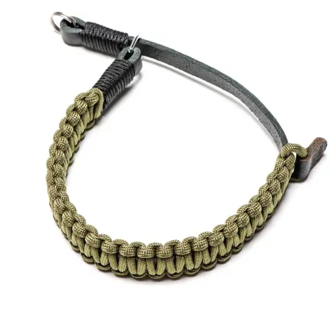 Tweedehands Leica Paracord Handstrap Olive/Black CM0599