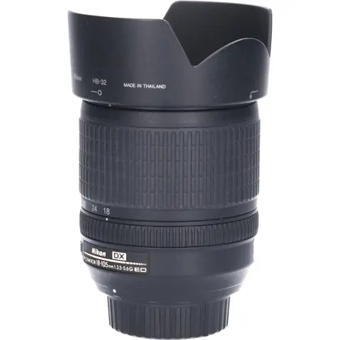 Tweedehands Nikon AF-S 18-105mm f/3.5-5.6G VR DX CM1485