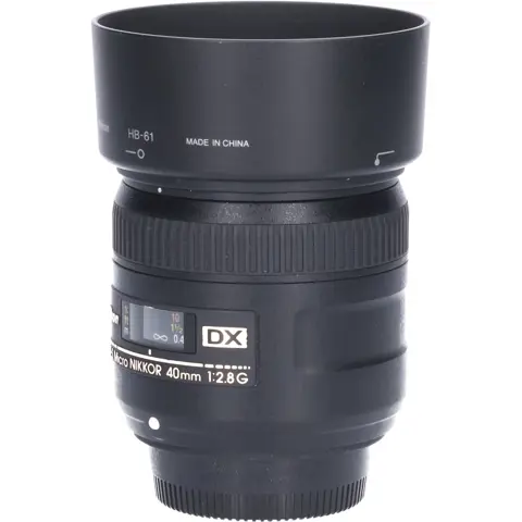 Tweedehands Nikon AF-S 40mm f/2.8G DX Micro CM1533