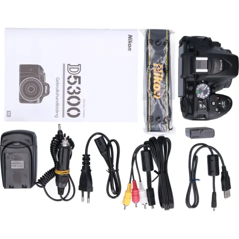 Tweedehands Nikon D5300 Zwart - Body CM0752