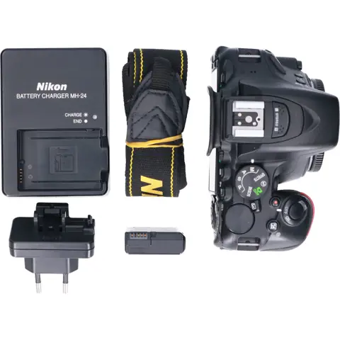 Tweedehands Nikon D5600 Body Zwart CM1279