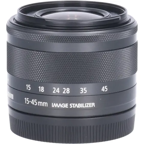 Tweedehands Canon EF-M 15-45mm f/3.5-6.3 IS STM - Zwart CM1875