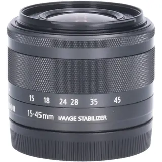 Tweedehands Canon EF-M 15-45mm f/3.5-6.3 IS STM - Zwart CM1875
