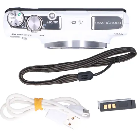 Tweedehands Nikon Coolpix S9700 - Wit CM1648