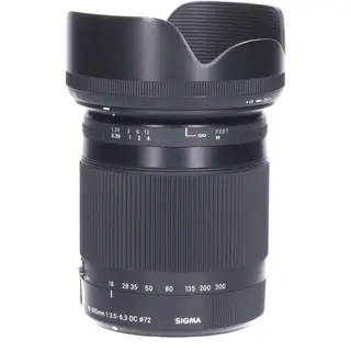 Tweedehands Sigma 18-300mm f/3.5-6.3 DC OS HSM Macro Contemporary Nikon CM1921