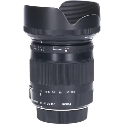 Tweedehands Sigma 18-200mm f/3.5-6.3 DC OS HSM Macro Contemporary Nikon CM1795