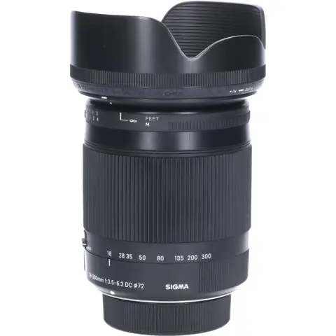 Tweedehands Sigma 18-300mm f/3.5-6.3 DC OS HSM Macro Contemporary Nikon CM2154