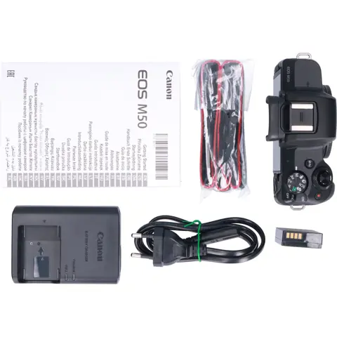 Tweedehands Canon EOS M50 Zwart Body CM0642