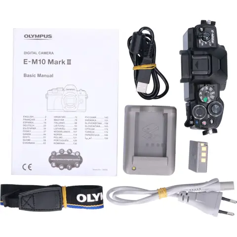 Tweedehands Olympus OM-D E-M10 Mark III Body Zwart CM0949