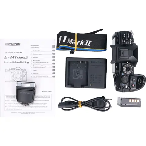 Tweedehands Olympus E-M1 Mark II Body Zwart CM1688