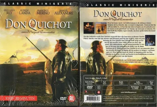 DON QUICHOT 3 DVD BOX NIEUW