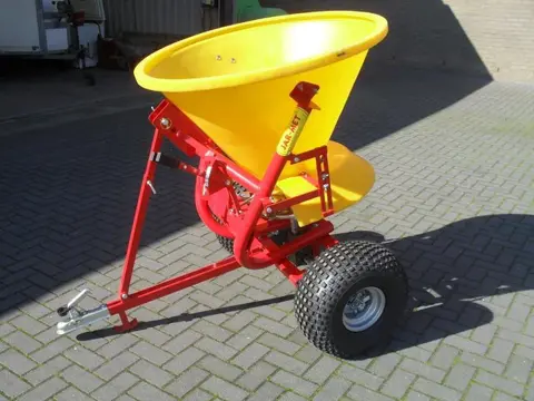 Jar-Met Wielaangedreven getrokken kunstmeststrooier / zoutstrooier 300 liter
