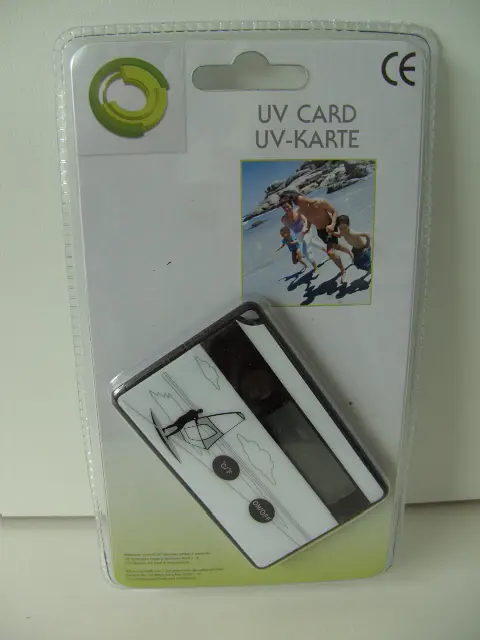 UV KAART (MEET DE UV straling bescherm uzelf en uw gezin!) NIEUW