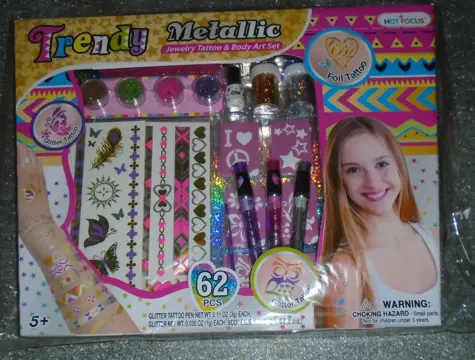 TRENDY MEIDEN JEWELRY & BODY ART 62 DLG SET Nieuw