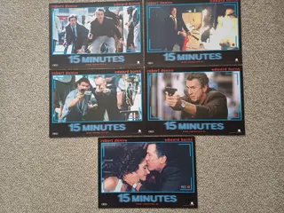 15 MINUTES lobbycard set.