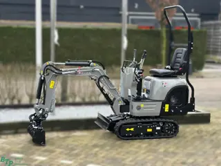 Jansen Mb-800 minigraver mini graafmachine actie set incl. 3 bakken