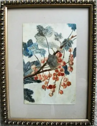 Bessen jaren 50 - M Terpstra - aquarel