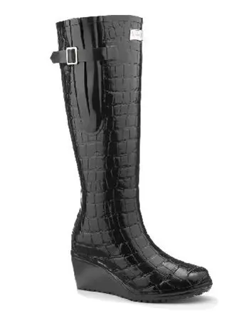 WedgeWelly regenlaarzen sleehaklaarzen