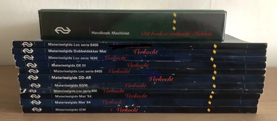 Handboek Machinist NS en Materieel gids  loc 6400