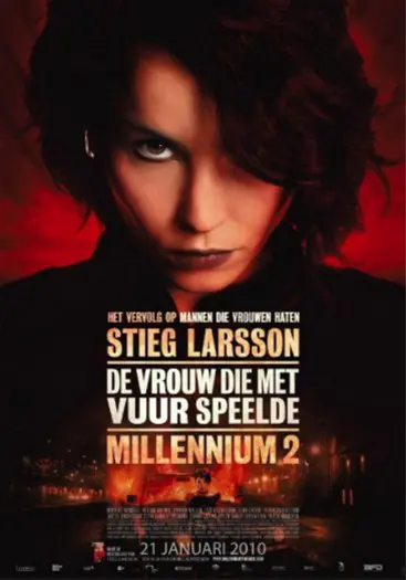 MILLENNIUM DEEL 2 en 3 filmposters.