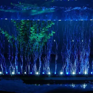 Aquarium 18 leds blauw wit verlichting Aquaria licht