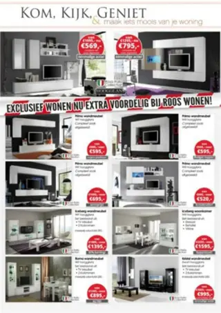 Wandmeubels v.a € 395,- Laagste Prijsgarantie