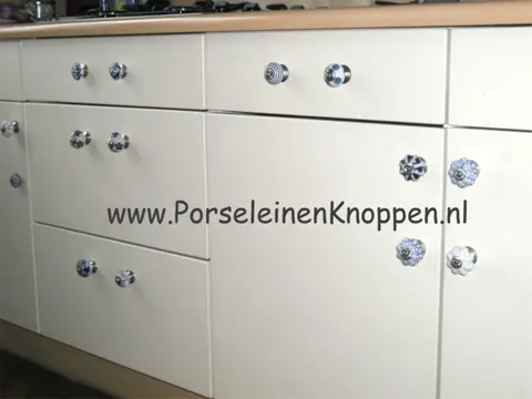 Porseleinen deurknoppen , kastknop , mooie kastknoppen
