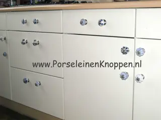 Porseleinen deurknoppen , kastknop , mooie kastknoppen