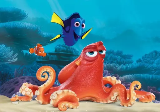 Finding Dory behang Nemo Fotobehang Disney