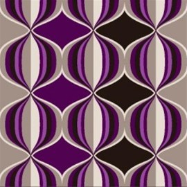 Retro paars mooie vlies behang 36