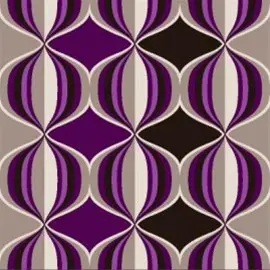 Retro paars mooie vlies behang 36