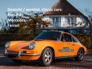 PORSCHE 911 Gezocht! Wanted!! Classic Porsche, Ferrari or Mercedes 
