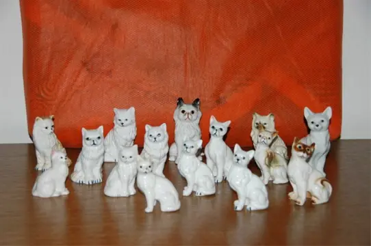 Porseleinen poezen/katten