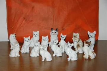 Porseleinen poezen/katten