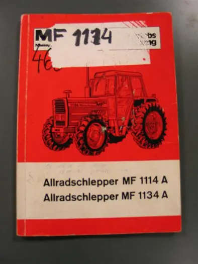 Manual Massey-Ferguson 1114A / 1134A