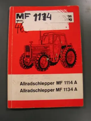 Manual Massey-Ferguson 1114A / 1134A