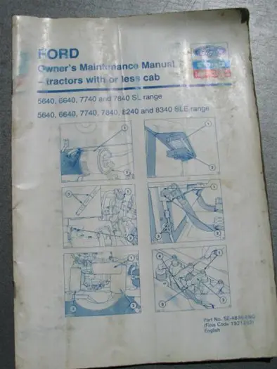Manual Ford 5640/6640/7740/7840/8240/8340 SLE