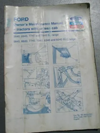 Manual Ford 5640/6640/7740/7840/8240/8340 SLE