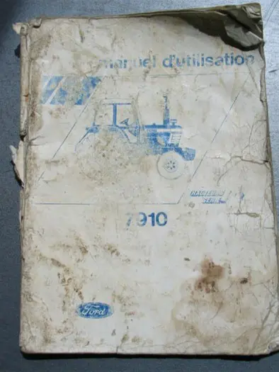 Manual Ford 7910