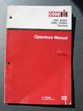 Manual Case 956XL / 1056 XL
