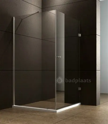 Douchewand Chicago douchecabine vierkant 80x80cm douche wand
