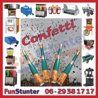 Multicolor FEESTCONFETTI uit een champagnefles, goedkoop