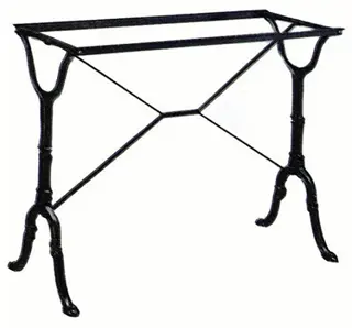 Tafelonderstel rechthoekig 80x36cm gietijzer
