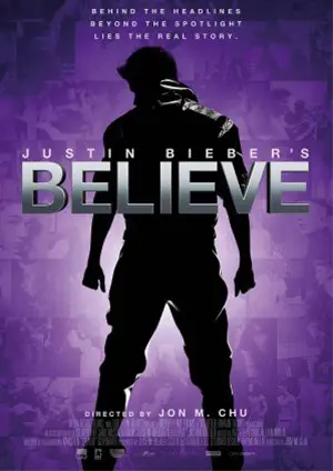 JUSTIN BIEBER ' S BELIEVE filmposter.