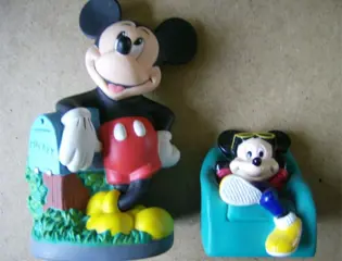 Mickey mouse spaarpotten adv. 90