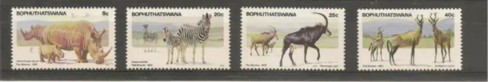 Dieren, Bophuthatswana