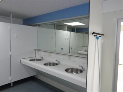 2 delige sanitaire unit dames/heren